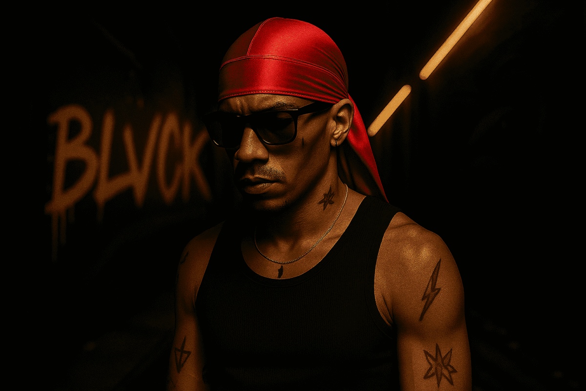 Red Silk Durag - Image 1