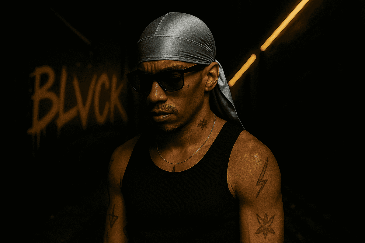 Silver Silk Durag - Image 1