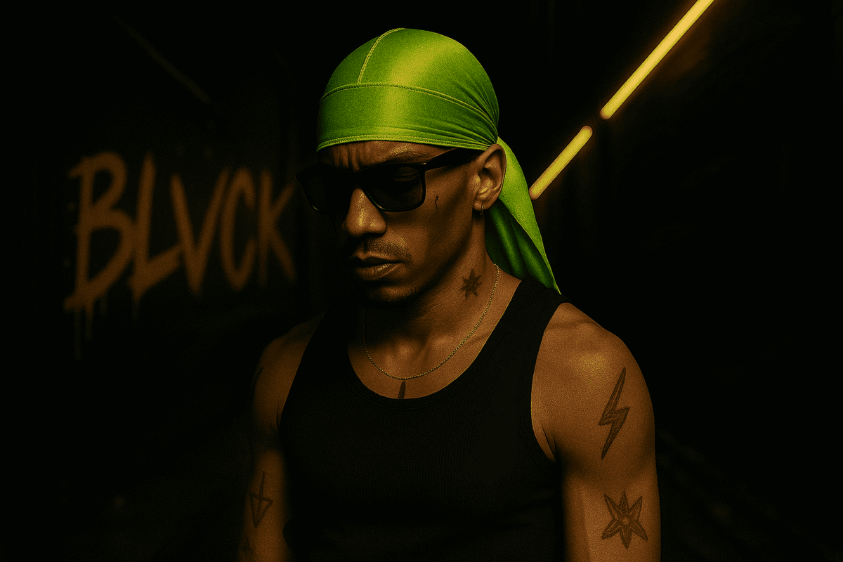 Neon Silk Durag - Image 1